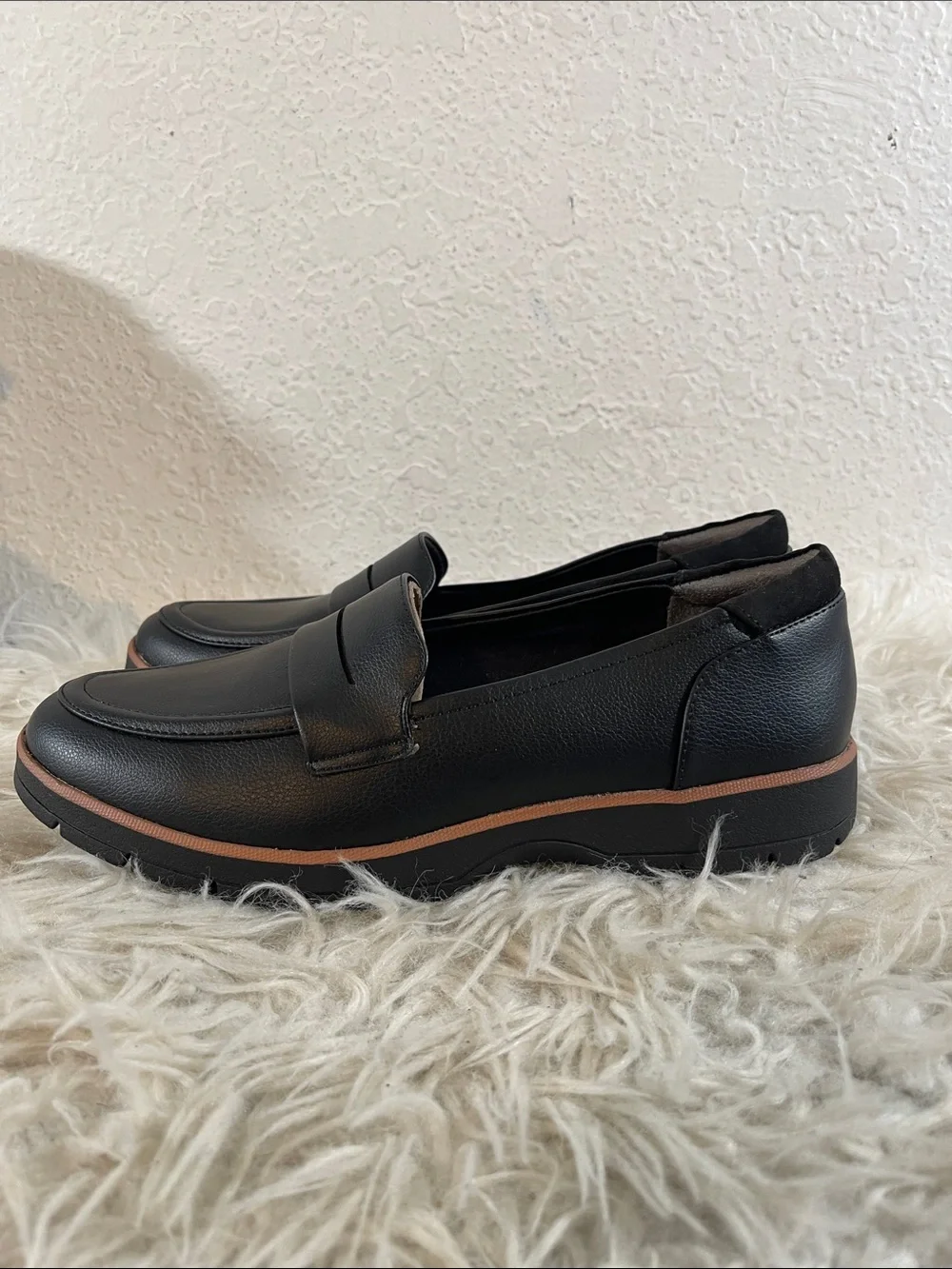 DR. SCHOLL’S Nice Day Loafer Slip In Shoes Black  Size 8 NEW